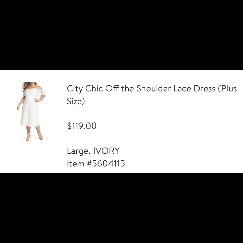 Off the shoulder white dress